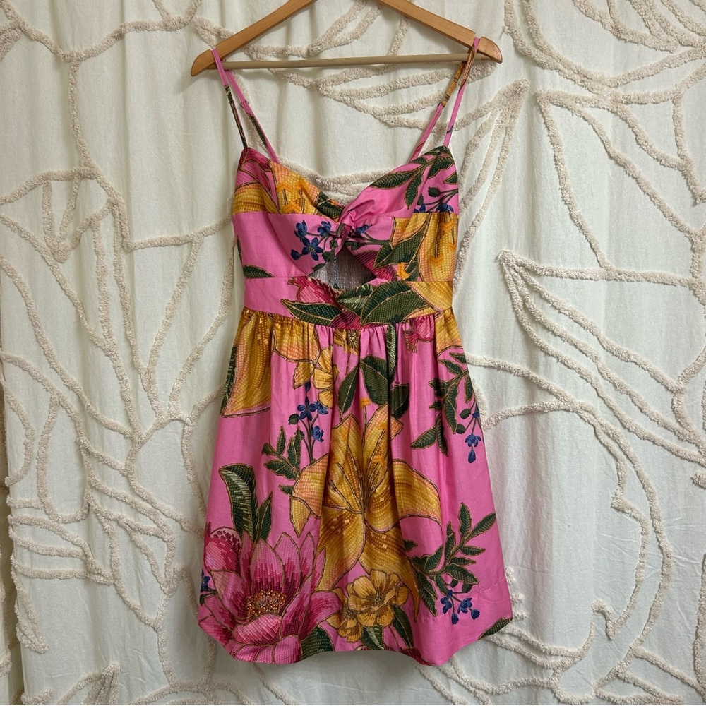 NWT Farm Rio Vestido Curto Fruta de Verão Mini Sundress, Size Brazil GG (US XL) - Picture 4 of 15